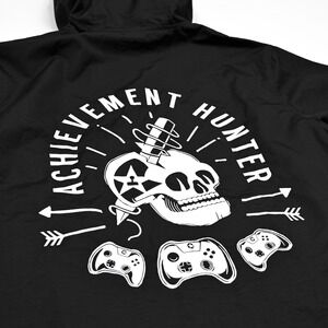 Achievement Hunter Jacket Mens Medium Rare AH Japan Anorak Skull Xbox Gorpcore